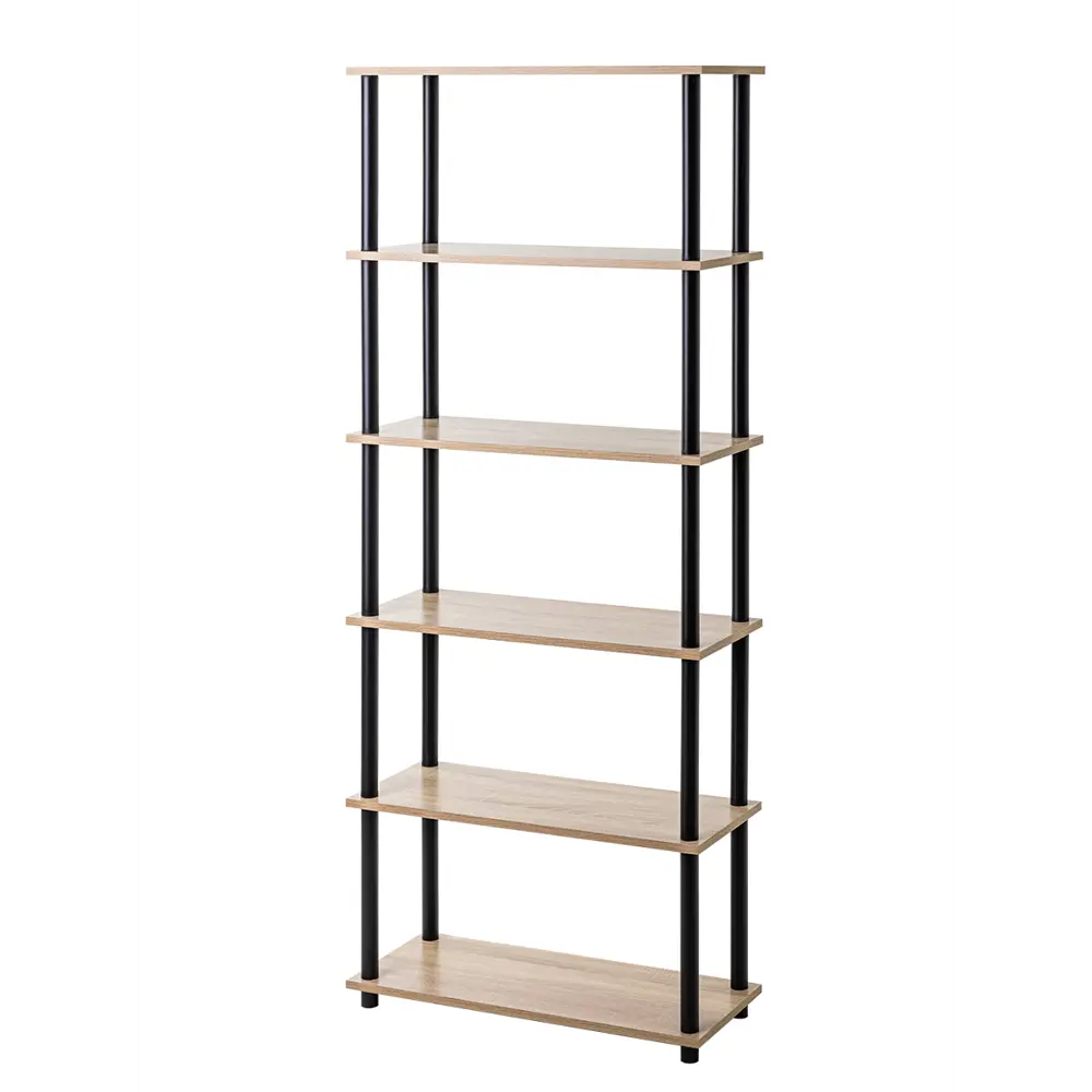 Фото 5 Стеллаж деревянный Gastrorag 75x183.6x30 см нагрузка до 10 кг ЛДСП цвет дуб сонома Фото 5 Стеллаж деревянный Gastrorag 75x183.6x30 см нагрузка до 10 кг ЛДСП цвет дуб сонома