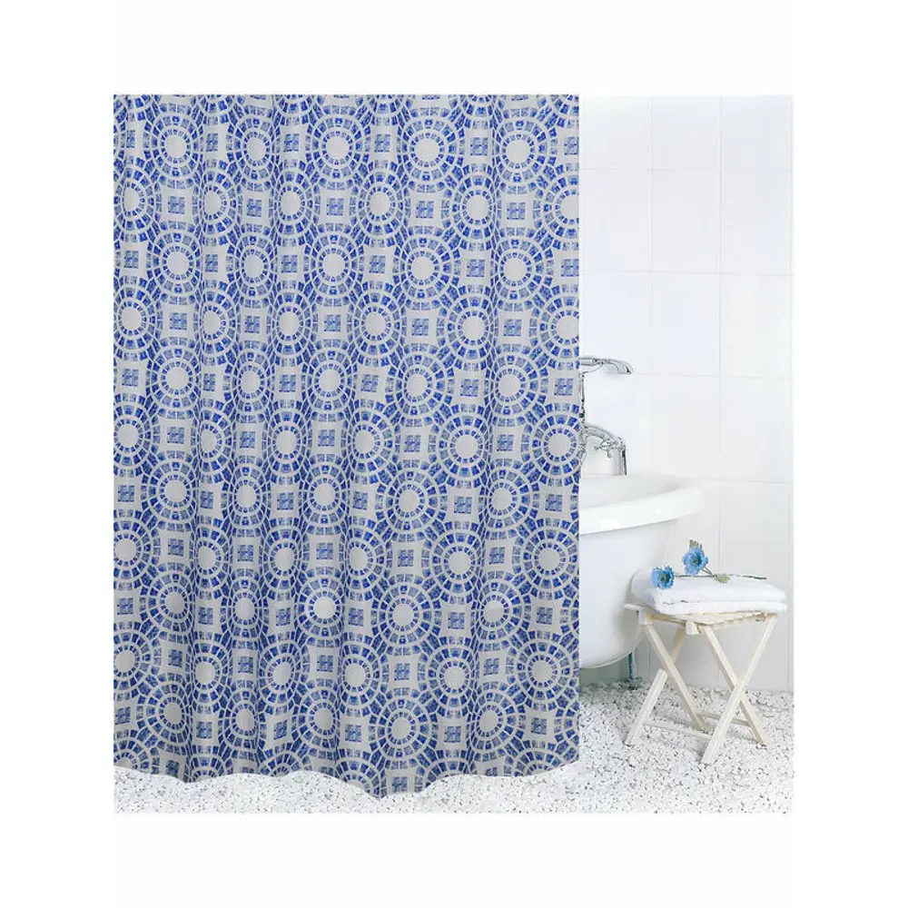 Фото Шторка для ванной комнаты Bath Plus 59213 180x200см цвет бесцветный/прозрачный