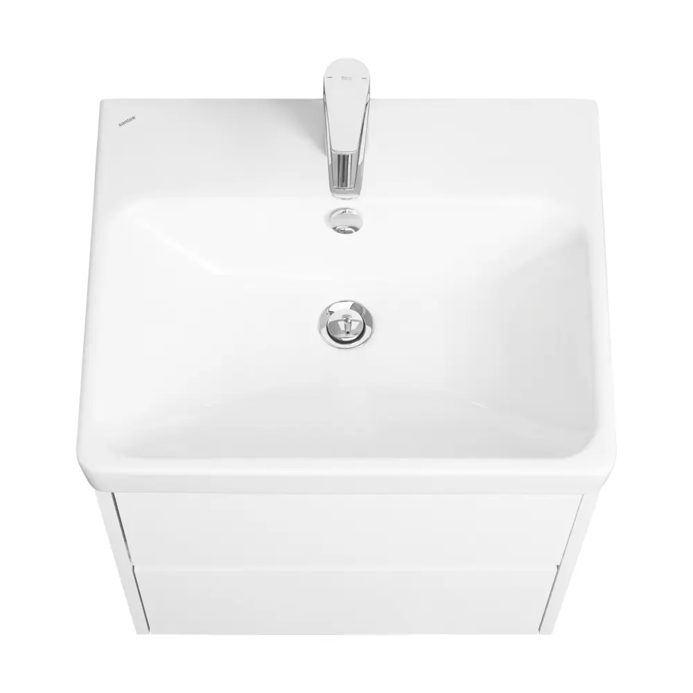 Фото 4 Тумба под раковину подвесная Aquaton 1A2517V0SD010 53.2см цвет белый, с раковиной Фото 4 Тумба под раковину подвесная Aquaton 1A2517V0SD010 53.2см цвет белый, с раковиной