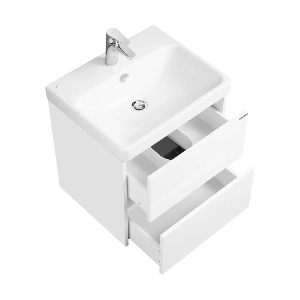 Фото 6 Тумба под раковину подвесная Aquaton 1A2517V0SD010 53.2см цвет белый, с раковиной Фото 6 Тумба под раковину подвесная Aquaton 1A2517V0SD010 53.2см цвет белый, с раковиной