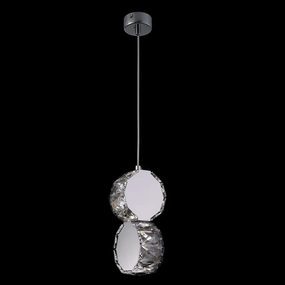 Фото 3 Светильник подвесной Crystal Lux Beso sp2 2 лампы 3 м² цвет хром Фото 3 Светильник подвесной Crystal Lux Beso sp2 2 лампы 3 м² цвет хром