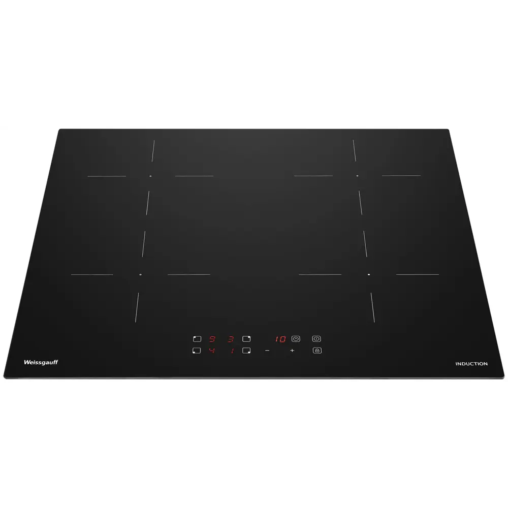 Фото 3 Электрическая варочная панель Weissgauff HI 640 BSCM Premium Cross 59 см 4 конфорки цвет черный Фото 3 Электрическая варочная панель Weissgauff HI 640 BSCM Premium Cross 59 см 4 конфорки цвет черный