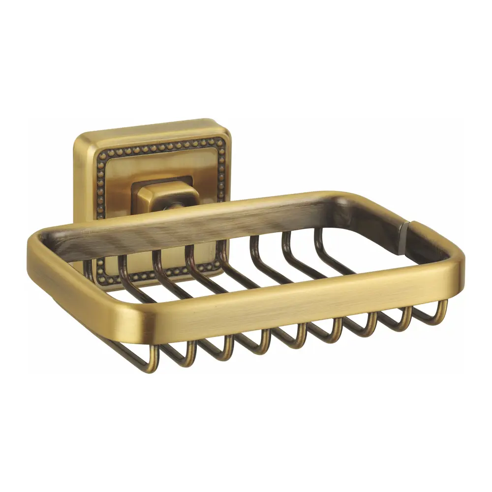 Фото Мыльница Wonzon & woghand WW-7224 латунь цвет серый/серебристый