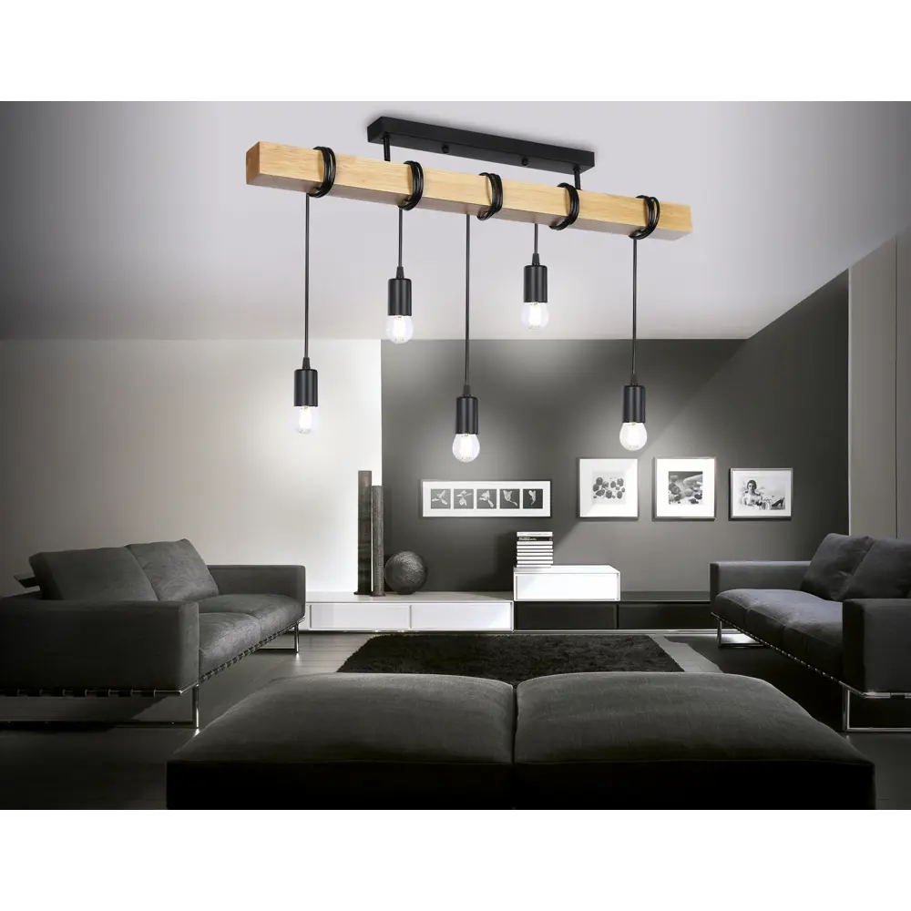 Фото 6 Светильник подвесной Ambrella Light Traditional Ambr_tr8183 5 ламп 14 м² цвет черный Фото 6 Светильник подвесной Ambrella Light Traditional Ambr_tr8183 5 ламп 14 м² цвет черный