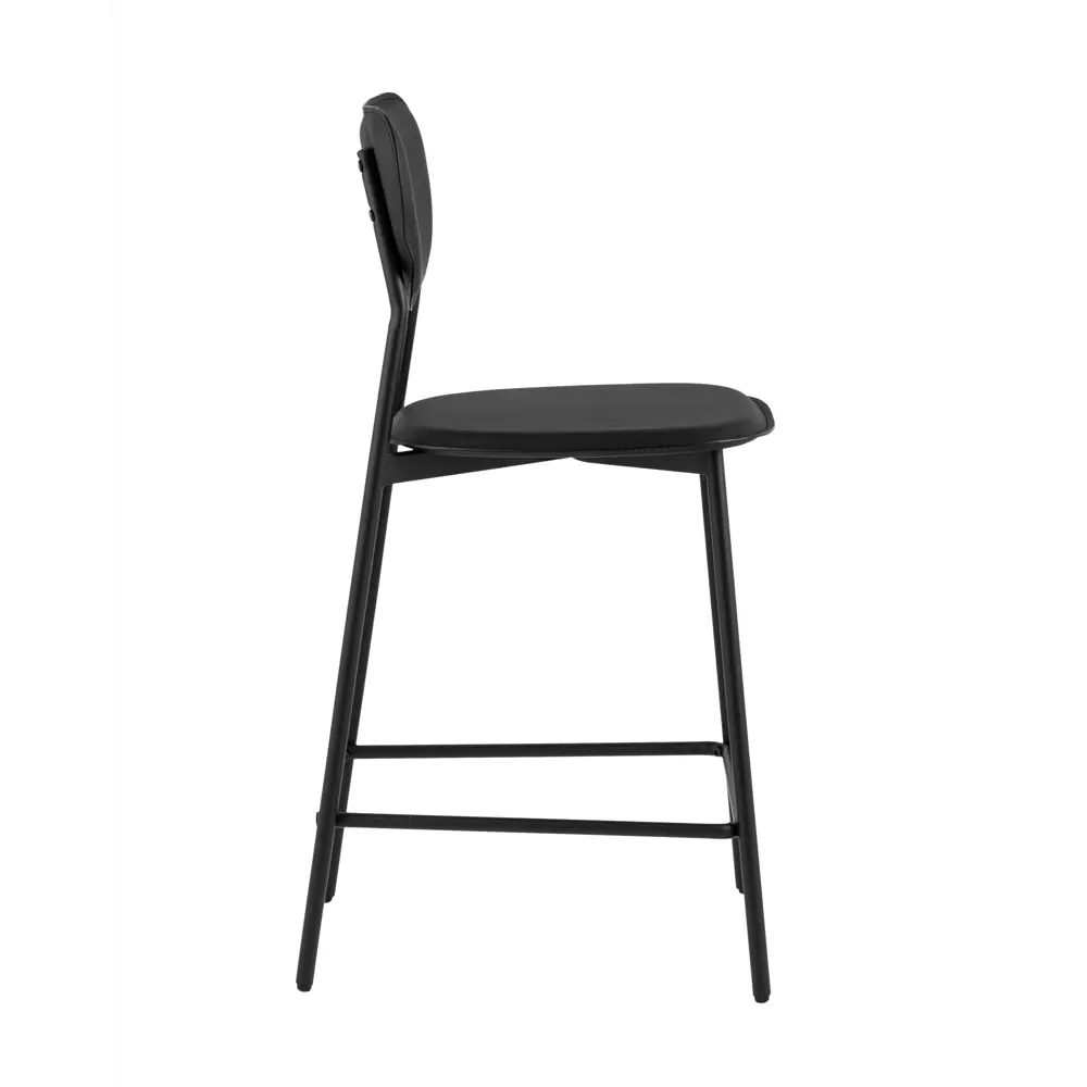 Фото 4 Полубарный стул Stool group Minnie HPB2318 HAB1-32 43x92 см цвет черный Фото 4 Полубарный стул Stool group Minnie HPB2318 HAB1-32 43x92 см цвет черный