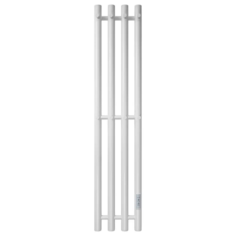 Фото Полотенцесушитель электрический Primoclima Sol R E White 210x1000 мм 105 Вт с терморегулятором I-образный цвет белый матовый