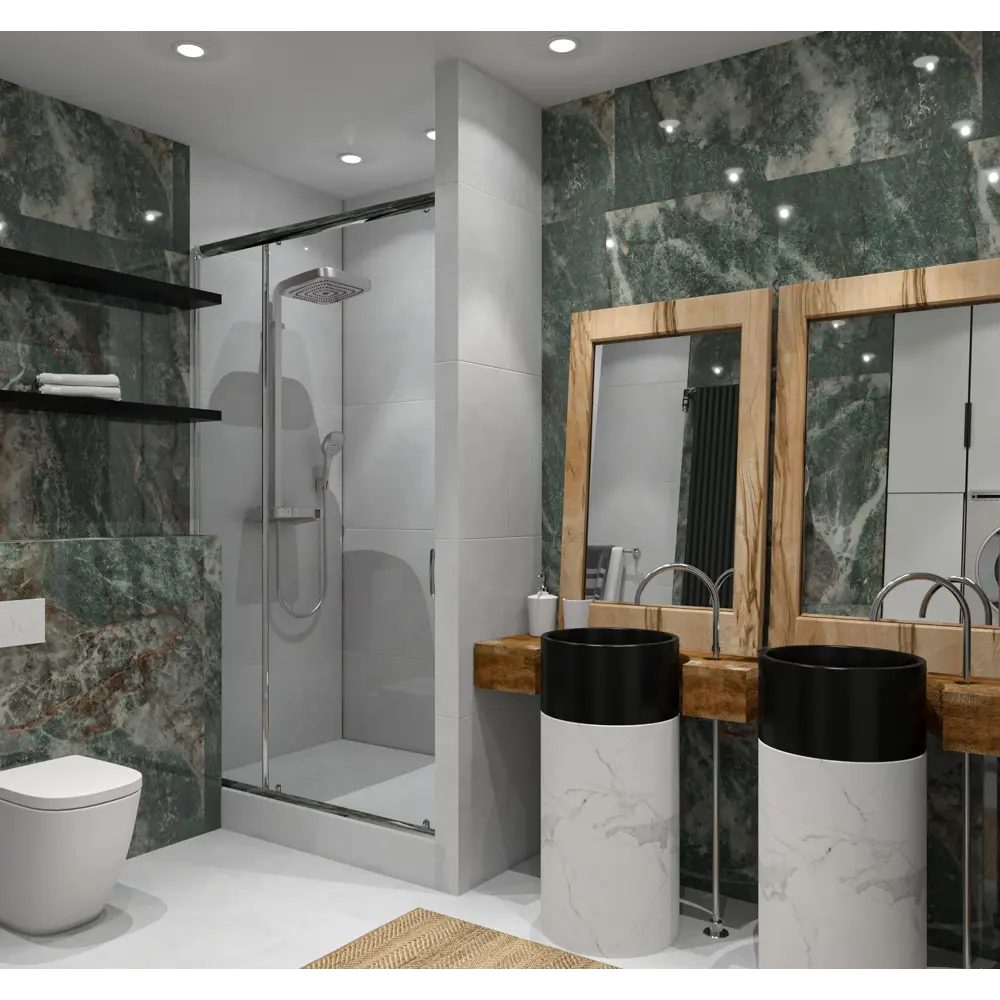 Фото 7 Керамогранит Absolut gres Azur AB 3110G 60x120см 1.44 м² цвет темно--зеленый, цена за упаковку Фото 7 Керамогранит Absolut gres Azur AB 3110G 60x120см 1.44 м² цвет темно--зеленый, цена за упаковку
