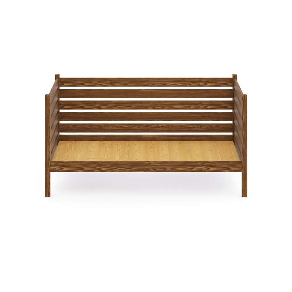 Фото 4 Тахта Solarius сплошное основание и высокие бортики 110x101x170 см сосна цвет темный дуб Фото 4 Тахта Solarius сплошное основание и высокие бортики 110x101x170 см сосна цвет темный дуб