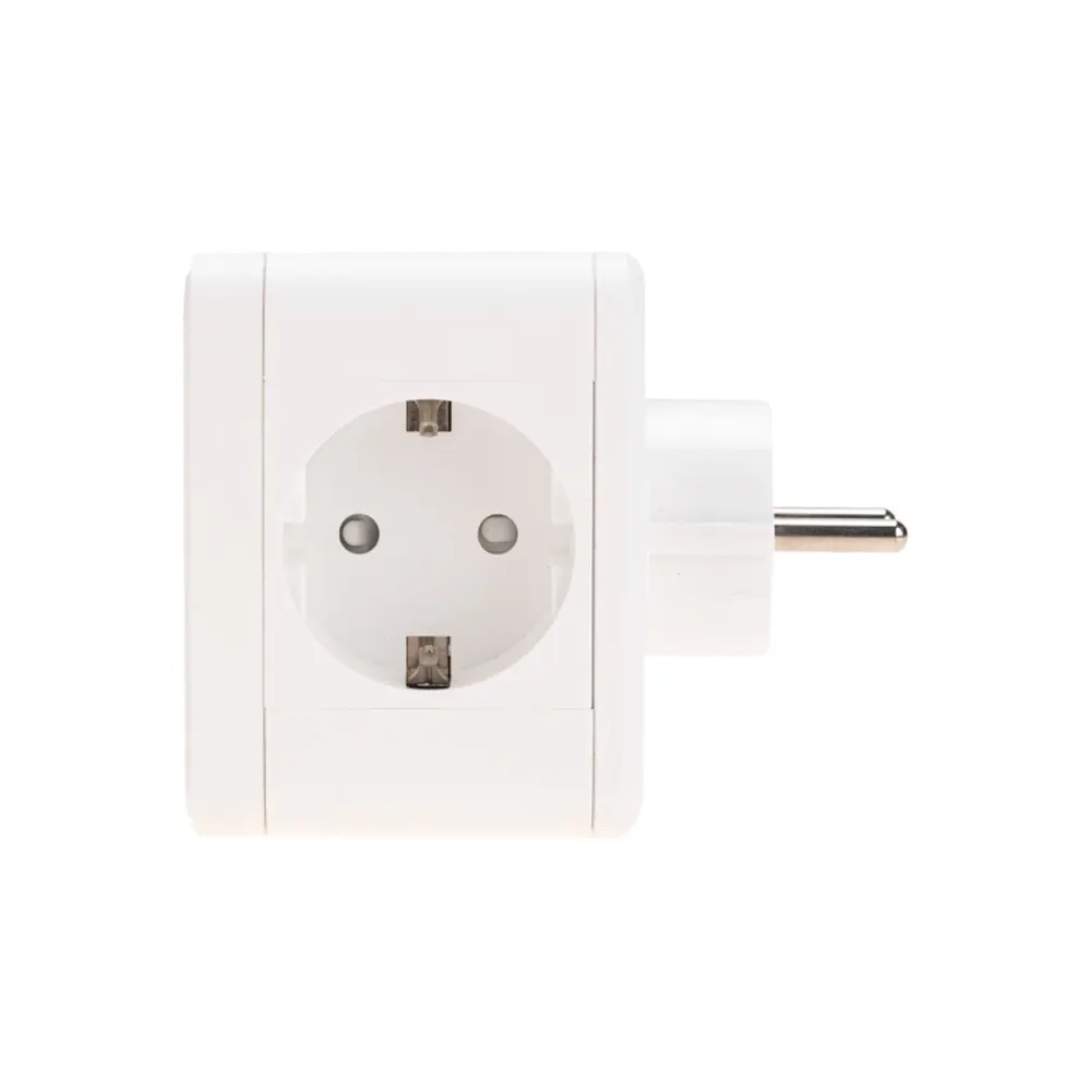 Фото 6 Разветвитель Rexant Куб 2 розетки с заземлением 2 USB-A USB Type-C с подсветкой цвет белый Фото 6 Разветвитель Rexant Куб 2 розетки с заземлением 2 USB-A USB Type-C с подсветкой цвет белый