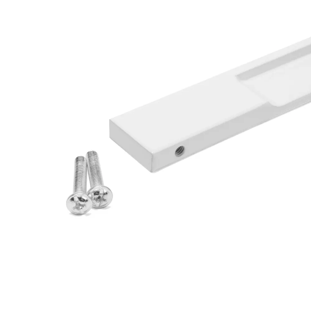 Фото 4 Мебельная ручка-профиль м/о 192 мм белый комплект 4 шт Фото 4 Мебельная ручка-профиль м/о 192 мм белый комплект 4 шт