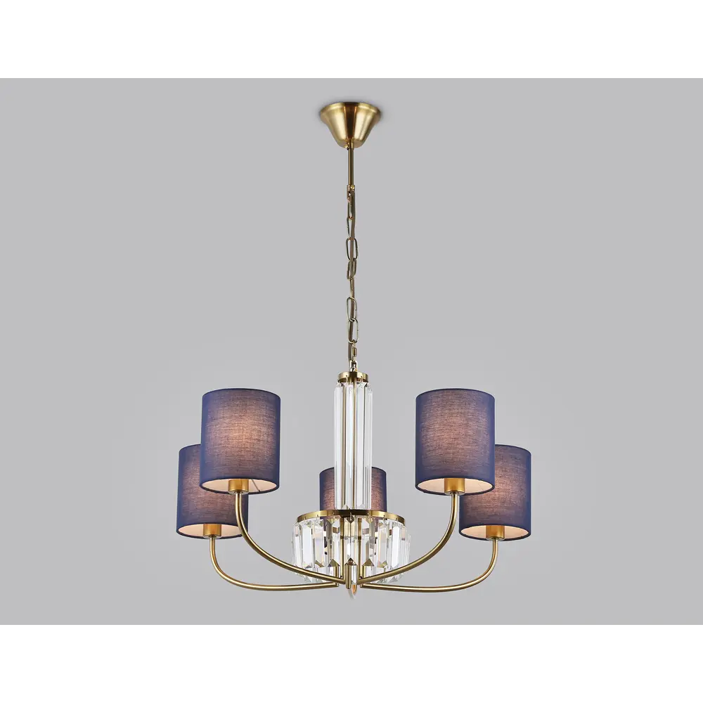 Фото 3 Люстра подвесная Ambrella Light High Ambr_lh71271 5 ламп 20 м² цвет черный/латунь Фото 3 Люстра подвесная Ambrella Light High Ambr_lh71271 5 ламп 20 м² цвет черный/латунь