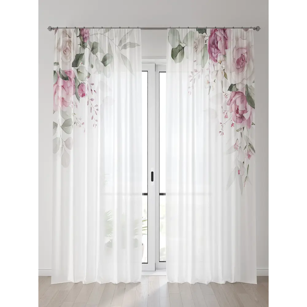 Фото Тюль Comfy Way Алоуна - 148 CW580148-240 150x240 см на шторной ленте цвет белый 2 шт Фото Тюль Comfy Way Алоуна - 148 CW580148-240 150x240 см на шторной ленте цвет белый 2 шт