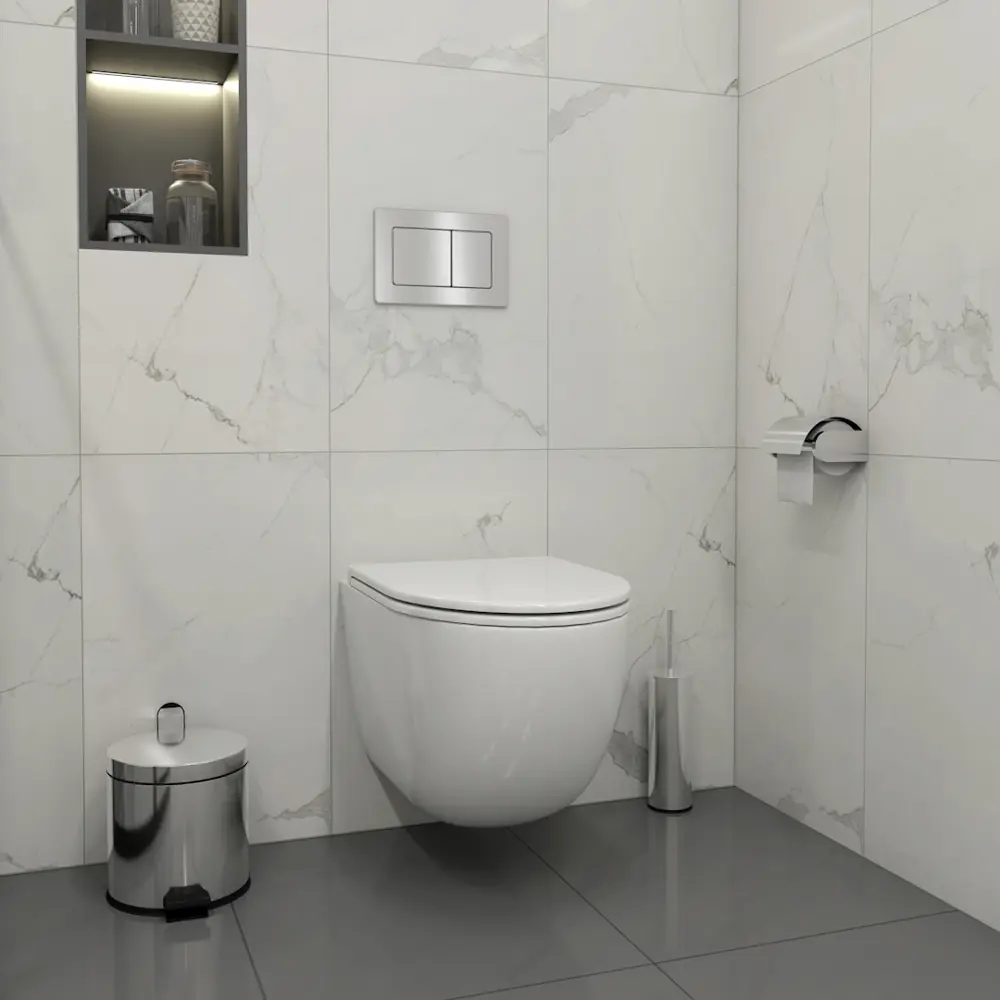 Фото 4 Комплект 5 в 1 инсталляция с унитазом Teymi F13293 унитаз подвесной безободковый Lina S кнопка нержавеющая сталь Фото 4 Комплект 5 в 1 инсталляция с унитазом Teymi F13293 унитаз подвесной безободковый Lina S кнопка нержавеющая сталь