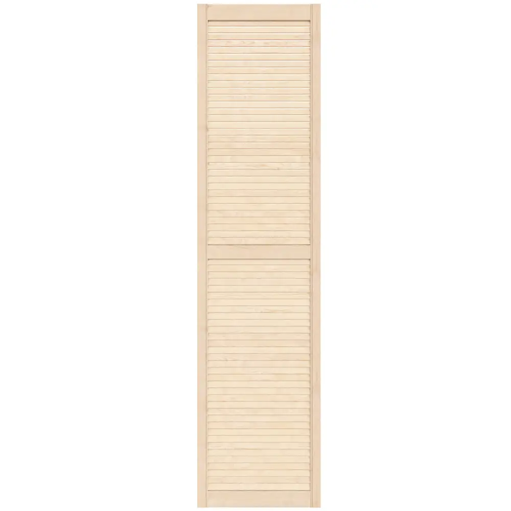 Фото Дверь жалюзийная деревянная Timber&Style 1998х494х19мм сосна Экстра Фото Дверь жалюзийная деревянная Timber&Style 1998х494х19мм сосна Экстра