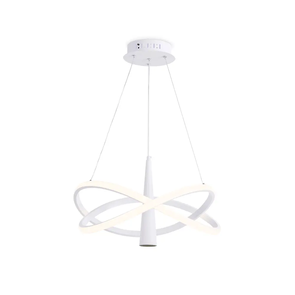 Фото Светильник подвесной светодиодный Ambrella Light Comfort с пультом 7.64 м² регулируемый белый свет цвет белый