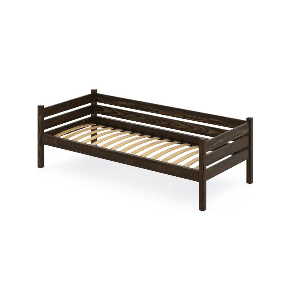 Фото 3 Тахта односпальная Solarius орто основание с 2 выкатными ящиками 100x63x180 см сосна цвет венге Фото 3 Тахта односпальная Solarius орто основание с 2 выкатными ящиками 100x63x180 см сосна цвет венге