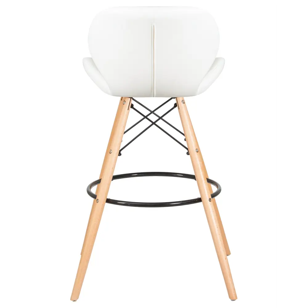 Фото 7 Комплект барных стульев 2 шт Dobrin Butterfly 54x98x54 см цвет белый