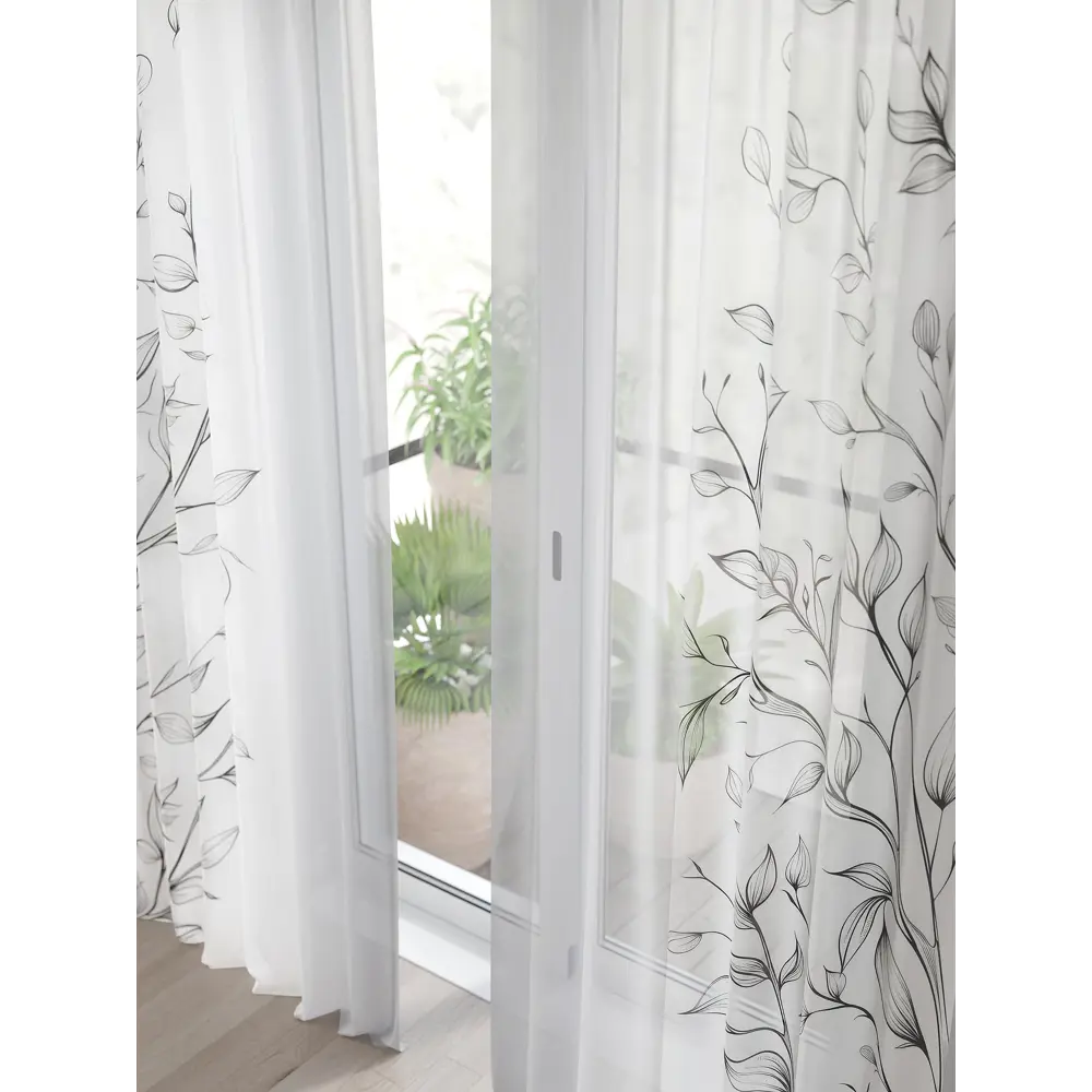 Фото 3 Тюль Comfy Way Алоуна - 124 CW580124-240 150x240 см на шторной ленте цвет белый 2 шт Фото 3 Тюль Comfy Way Алоуна - 124 CW580124-240 150x240 см на шторной ленте цвет белый 2 шт