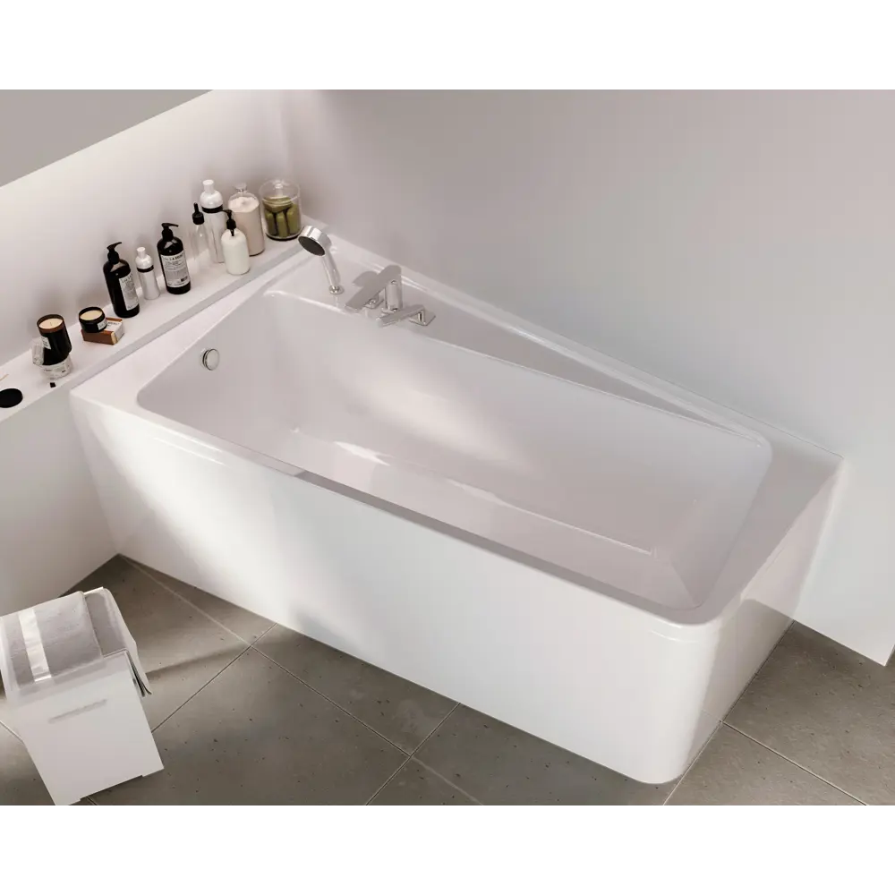 Фото 2 Ванна акриловая Marka One Direct 170x100 L Белая Левая 01дир1710л Фото 2 Ванна акриловая Marka One Direct 170x100 L Белая Левая 01дир1710л
