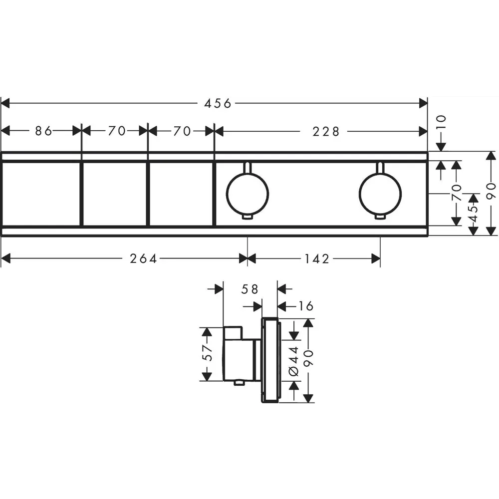 Фото 2 Смеситель для душа Hansgrohe 15380000