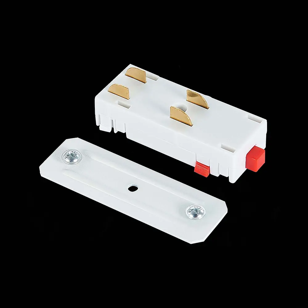 Фото Коннектор St Luce St015.522.10 прямой жесткий для соединения трековых шинопроводов однофазный цвет белый Фото Коннектор St Luce St015.522.10 прямой жесткий для соединения трековых шинопроводов однофазный цвет белый