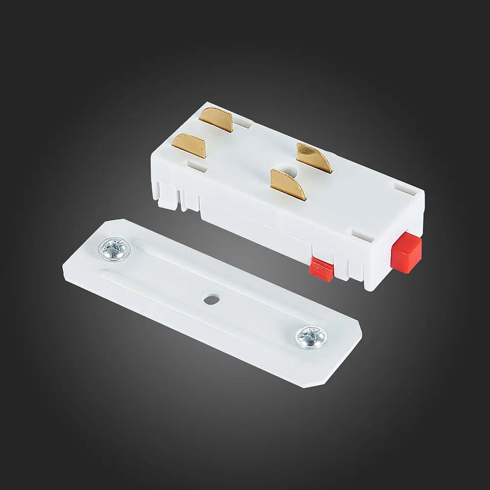 Фото 2 Коннектор St Luce St015.522.10 прямой жесткий для соединения трековых шинопроводов однофазный цвет белый Фото 2 Коннектор St Luce St015.522.10 прямой жесткий для соединения трековых шинопроводов однофазный цвет белый