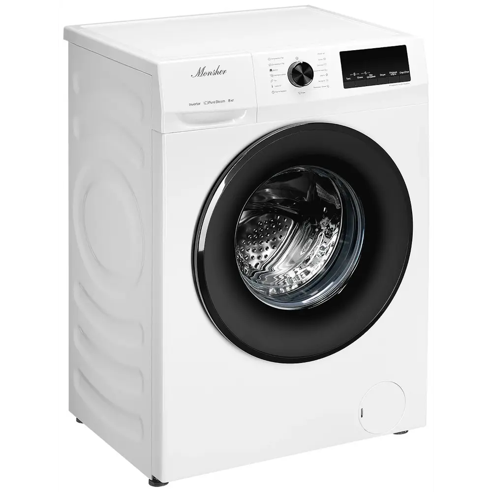 Фото 2 Стиральная машина Monsher Mwm 460 Blanc 59.50x85x46 см 8 кг цвет белый Фото 2 Стиральная машина Monsher Mwm 460 Blanc 59.50x85x46 см 8 кг цвет белый
