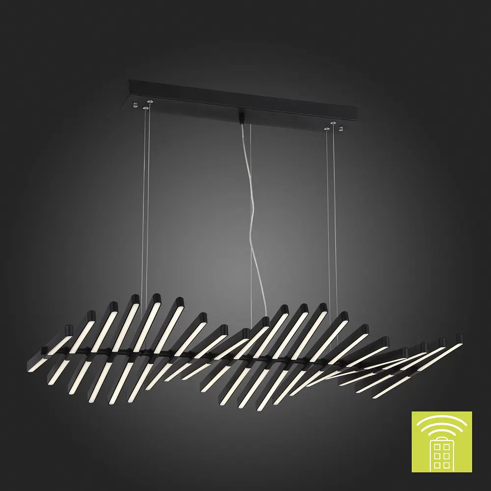 Фото 3 Люстра подвесная светодиодная ST Luce SLD001.403.20 Черный/Черный Белый LED 20x5W 3000-6000K Фото 3 Люстра подвесная светодиодная ST Luce SLD001.403.20 Черный/Черный Белый LED 20x5W 3000-6000K