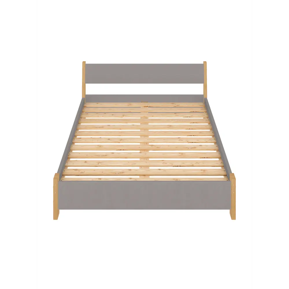 Фото 3 Кровать Solarius Мишка реечное основание 150 x 80 x 210 см дерево цвет светло-серый;лакированный Фото 3 Кровать Solarius Мишка реечное основание 150 x 80 x 210 см дерево цвет светло-серый;лакированный