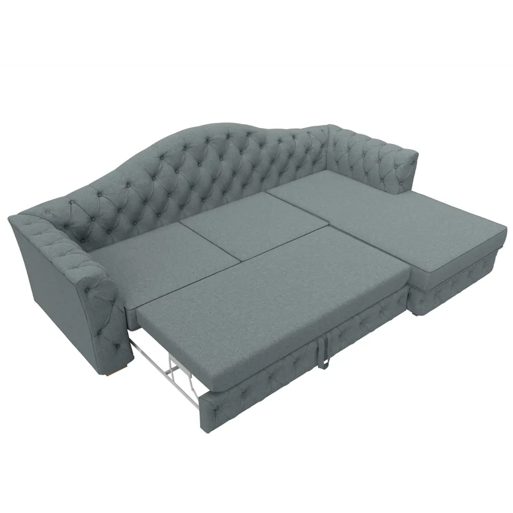 Фото 7 Диван угловой Артис правый угол Лига диванов 122771 250x97x181 см рогожка цвет амур 07 серый