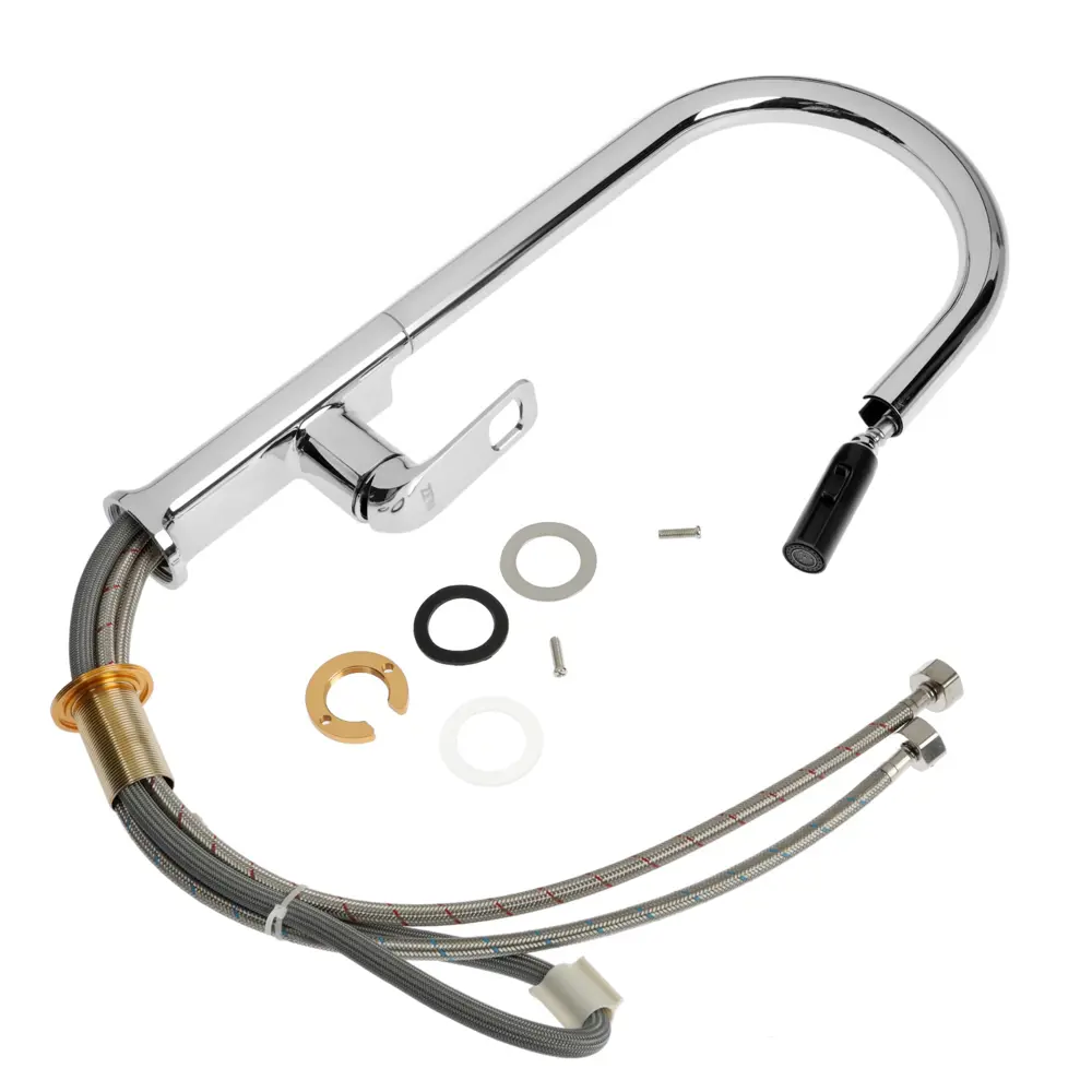 Фото 7 Смеситель для кухни Zein 9932092 поворотный излив 56 см цвет хром Фото 7 Смеситель для кухни Zein 9932092 поворотный излив 56 см цвет хром