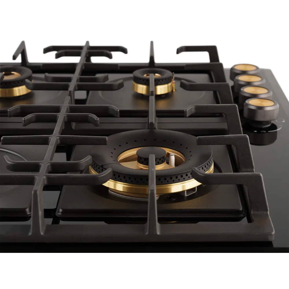 Фото 6 Газовая варочная панель Weissgauff HGG 641 BV Volcano Burner Nano Glass 60 см 4 конфорки цвет чёрный Фото 6 Газовая варочная панель Weissgauff HGG 641 BV Volcano Burner Nano Glass 60 см 4 конфорки цвет чёрный