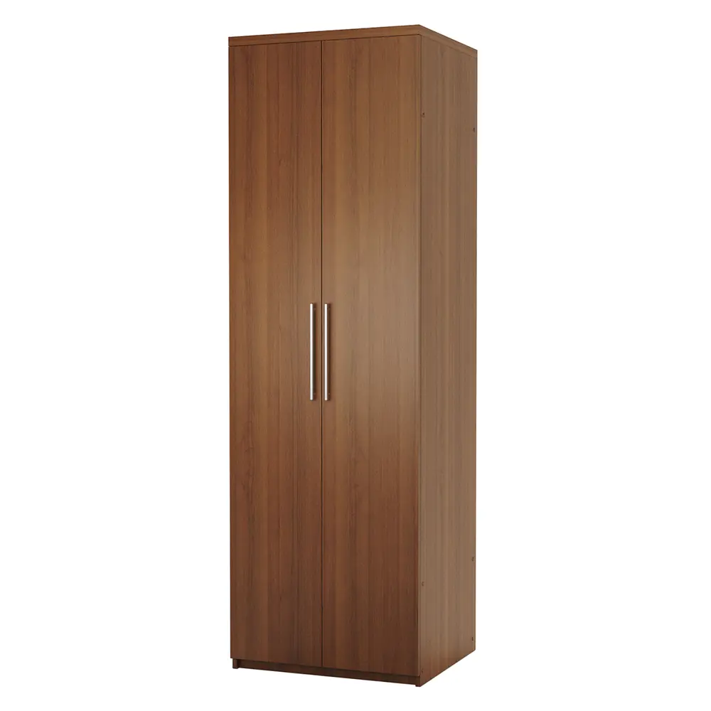 Фото 2 Шкаф распашной Гамма 1901022364 80x240x60 см ЛДСП цвет орех