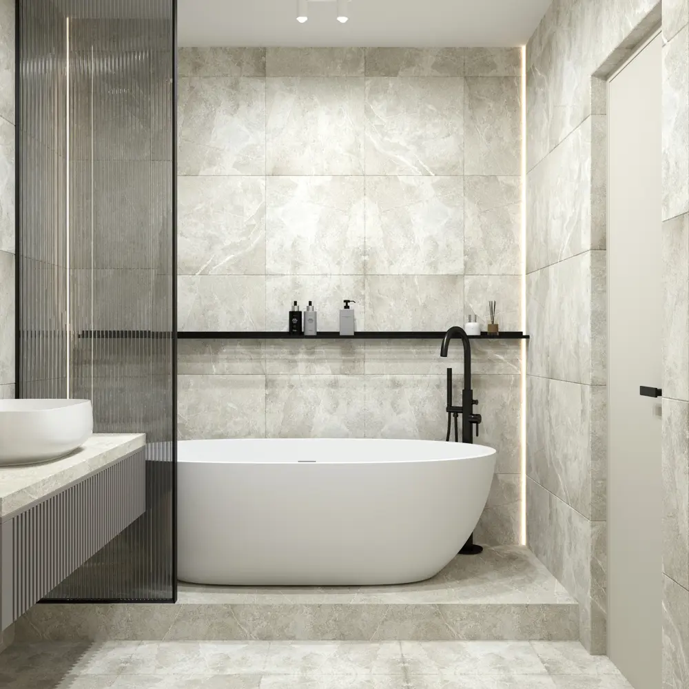 Фото 3 Керамогранит Eurotile Ellen 4810839056521 50x50см цвет серый Фото 3 Керамогранит Eurotile Ellen 4810839056521 50x50см цвет серый