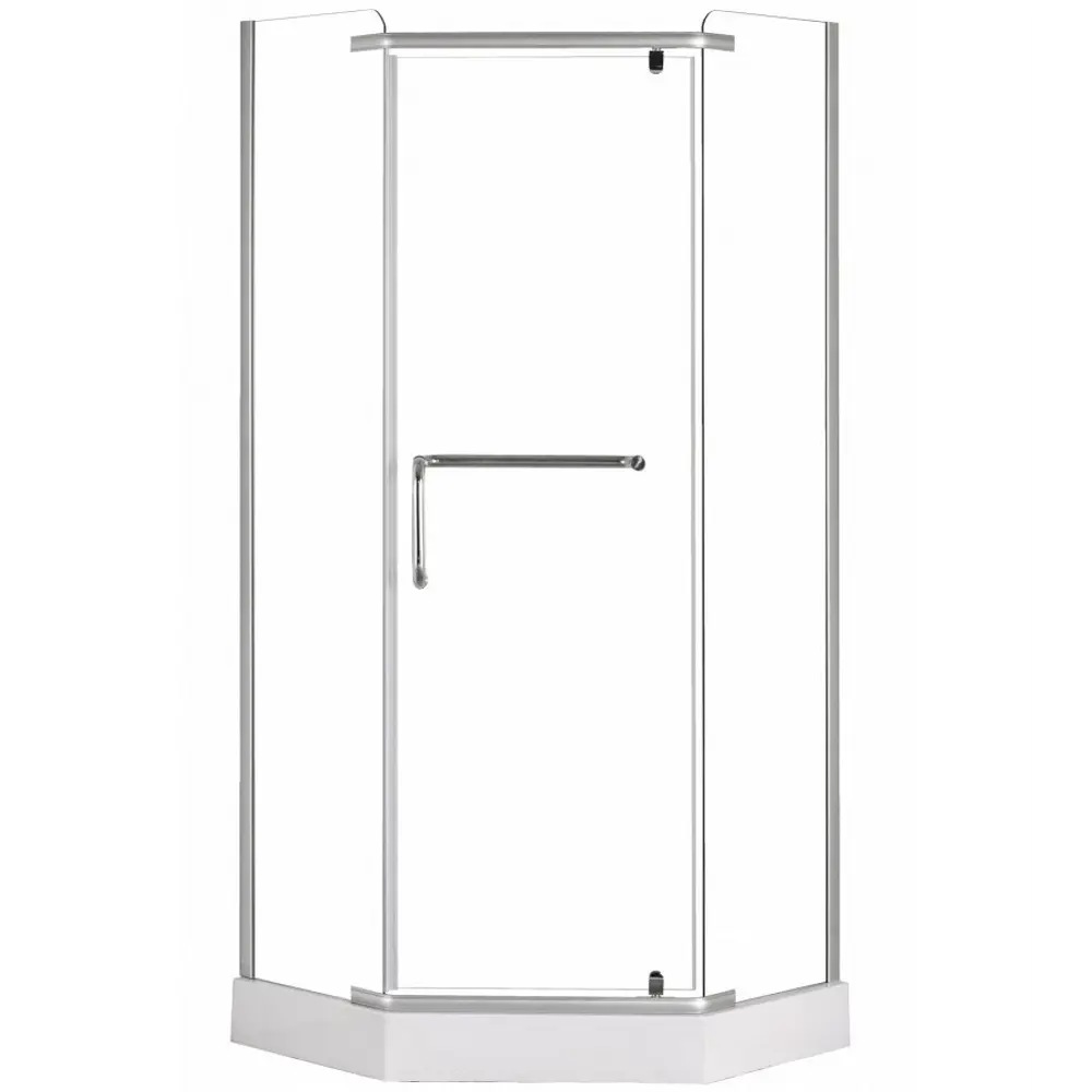 Фото Душевая перегородка Loranto CS 816S B 100x200см серебро профиль Фото Душевая перегородка Loranto CS 816S B 100x200см серебро профиль