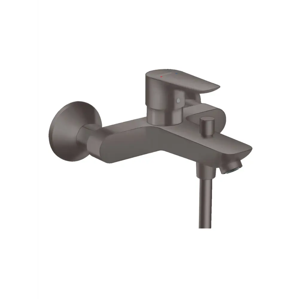 Фото Смеситель для ванны Hansgrohe Talis E 71740340 однорычажный цвет шлифованный черный Фото Смеситель для ванны Hansgrohe Talis E 71740340 однорычажный цвет шлифованный черный