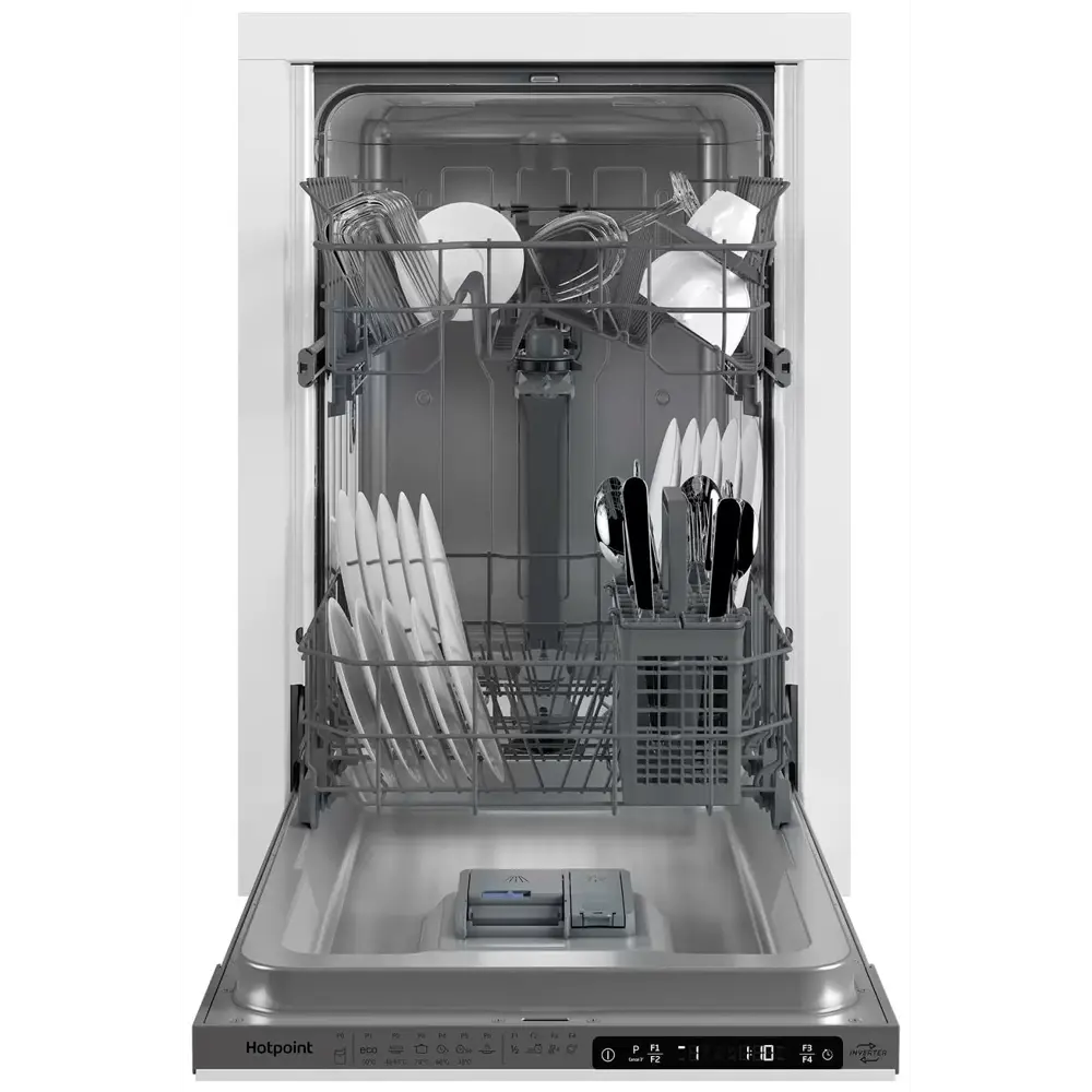 Фото 2 Встраиваемая посудомоечная машина Hotpoint HIS 1C69 44.8 см 6 программ цвет белый Фото 2 Встраиваемая посудомоечная машина Hotpoint HIS 1C69 44.8 см 6 программ цвет белый