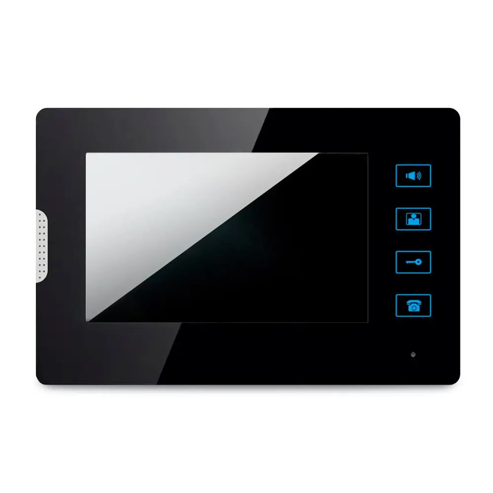Фото 2 Комплект видеодомофона Ps-link KIT-VDI33T-SS 7" цвет чёрный Фото 2 Комплект видеодомофона Ps-link KIT-VDI33T-SS 7" цвет чёрный