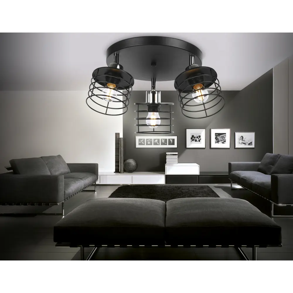 Фото 6 Люстра потолочная Ambrella Light Tr Ambr_tr8092 3 лампы 16 м² цвет хром/черный Фото 6 Люстра потолочная Ambrella Light Tr Ambr_tr8092 3 лампы 16 м² цвет хром/черный