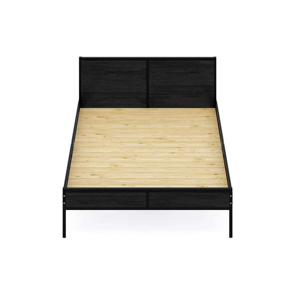 Фото 2 Кровать Solarius Kr160loft-ser-black-full 165 x 90 x 206 см сосна цвет серый Фото 2 Кровать Solarius Kr160loft-ser-black-full 165 x 90 x 206 см сосна цвет серый