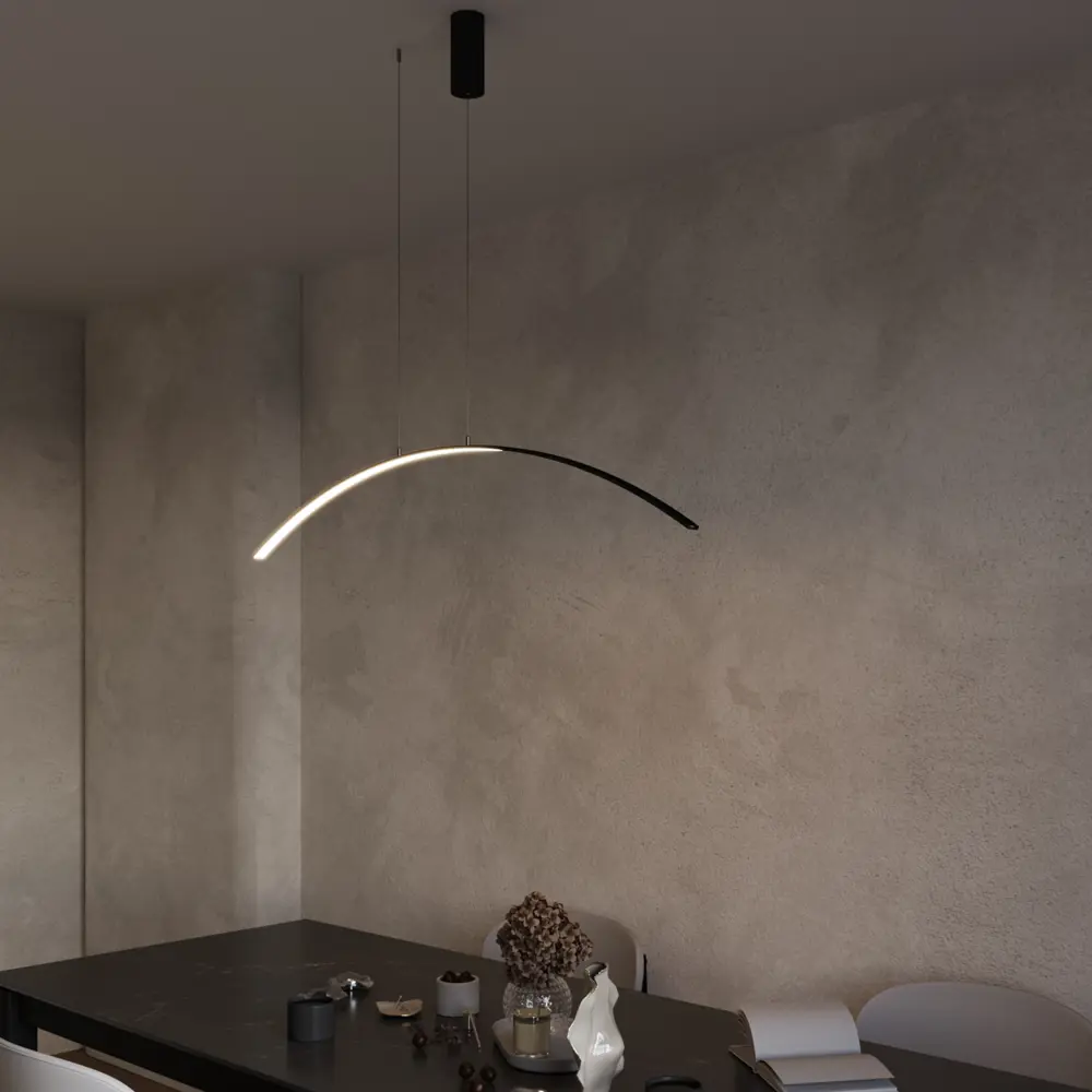 Фото 3 Люстра подвесная светодиодная Newlamp Massa 209102 12 м² нейтральный белый свет цвет черный Фото 3 Люстра подвесная светодиодная Newlamp Massa 209102 12 м² нейтральный белый свет цвет черный
