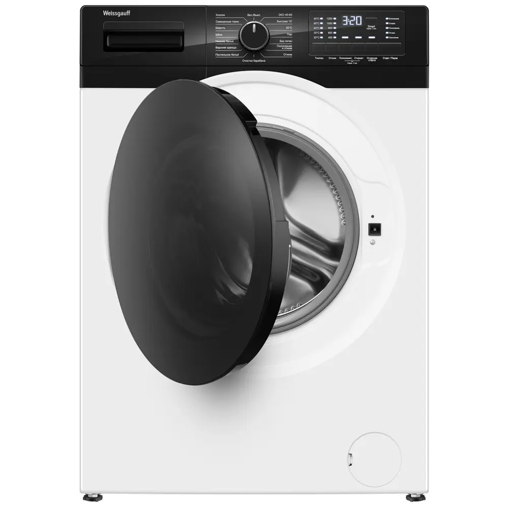 Фото 10 Стиральная машина Weissgauff Wm 61210 dc inverter steam 60x84x59 см 10 кг цвет белый Фото 10 Стиральная машина Weissgauff Wm 61210 dc inverter steam 60x84x59 см 10 кг цвет белый