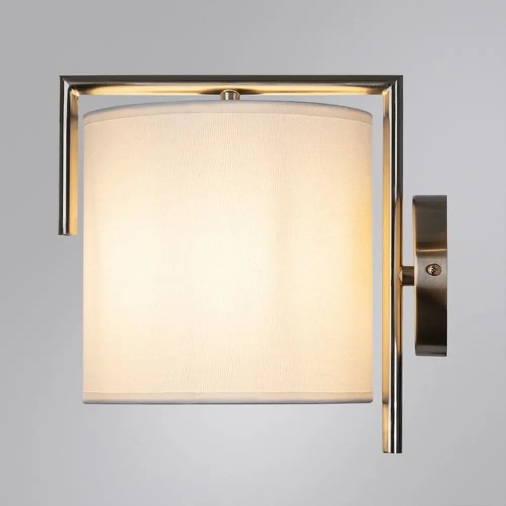 Фото 2 Настенный светильник Arte Lamp Aperol Ar_a5031ap-1ss цвет серебро Фото 2 Настенный светильник Arte Lamp Aperol Ar_a5031ap-1ss цвет серебро