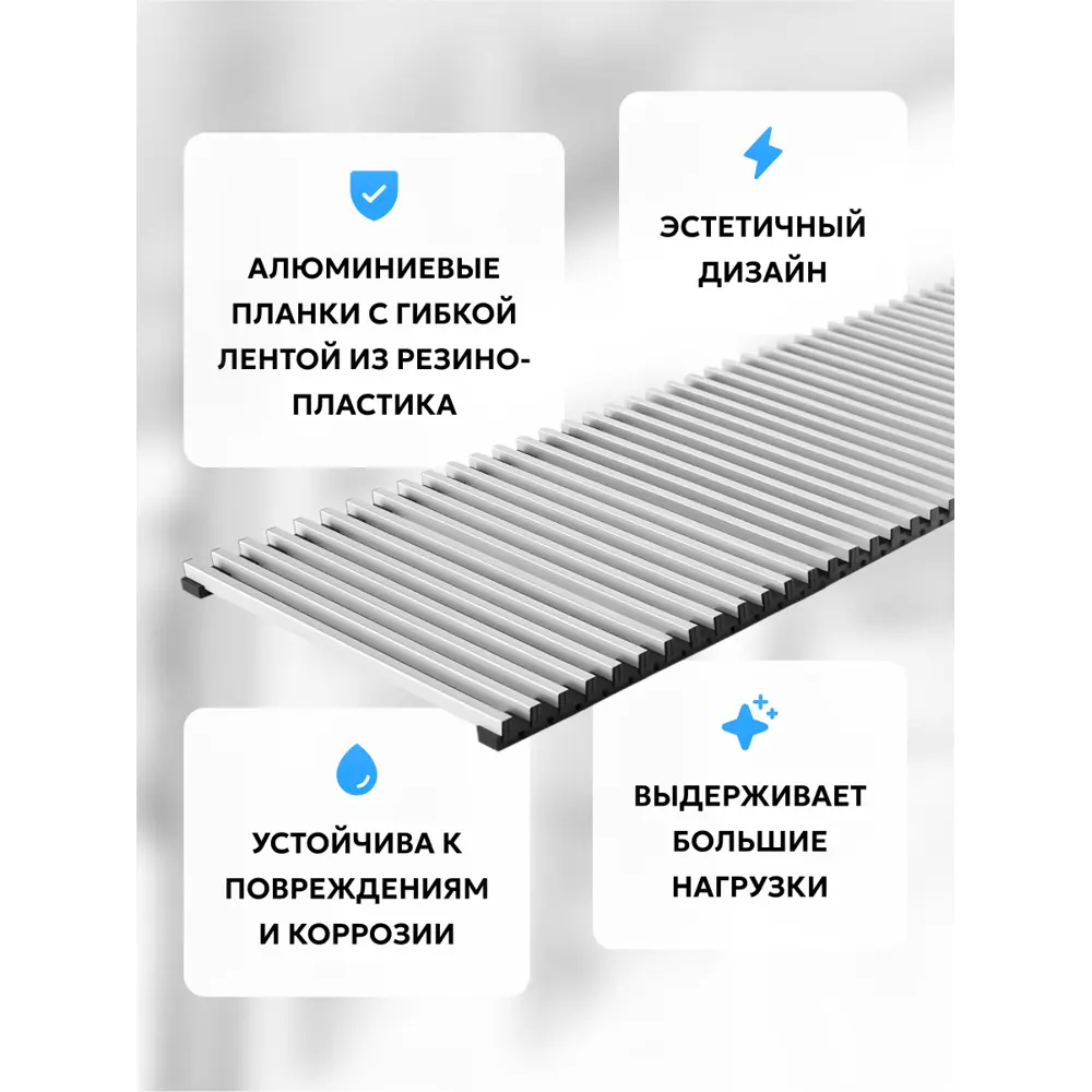 Фото 6 Внутрипольный конвектор Techno 1400x150x65 мм медь серебро Фото 6 Внутрипольный конвектор Techno 1400x150x65 мм медь серебро