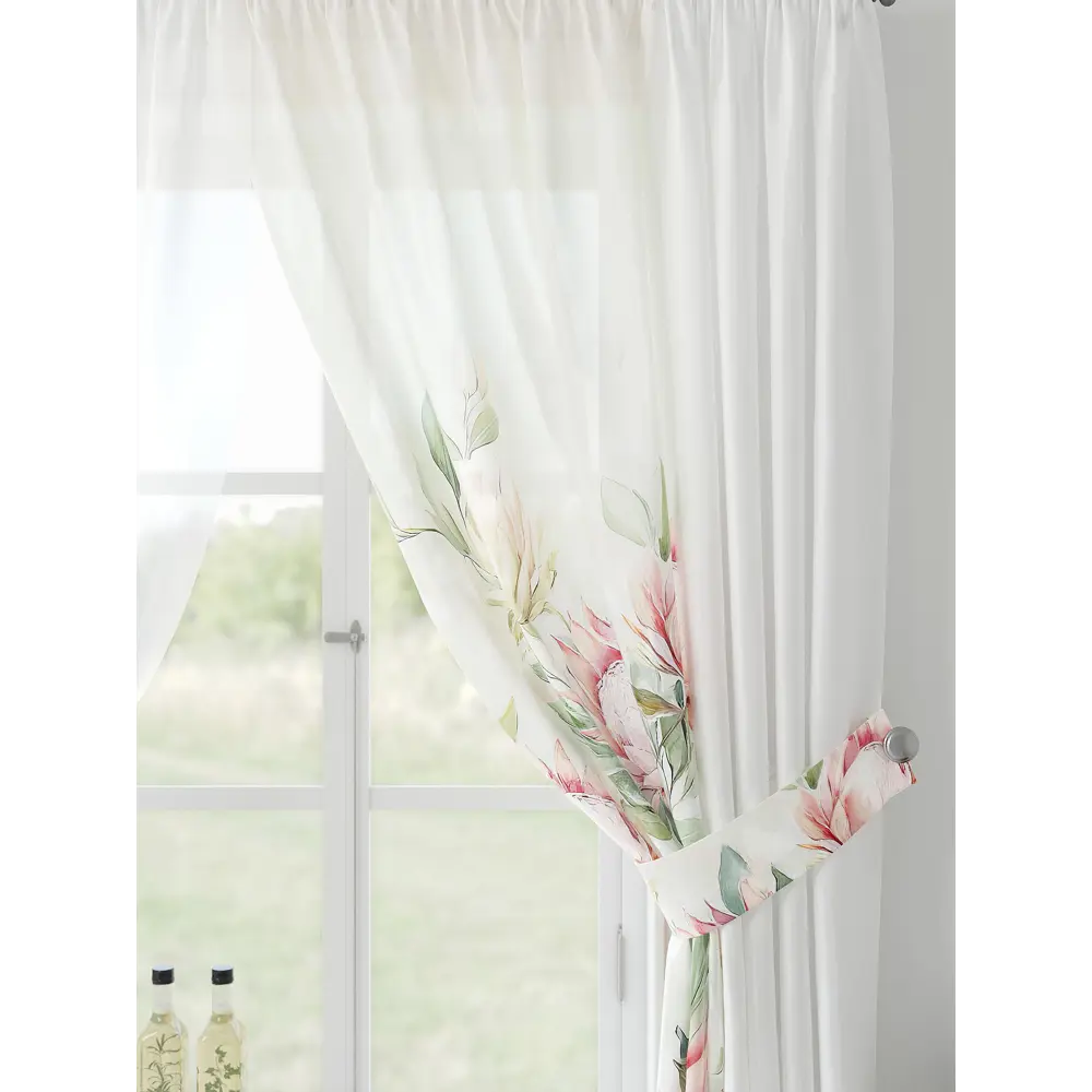 Фото 5 Тюль Comfy way Лерис - 79 CW509079-150 на шторной ленте 150x300 см цвет белый Фото 5 Тюль Comfy way Лерис - 79 CW509079-150 на шторной ленте 150x300 см цвет белый