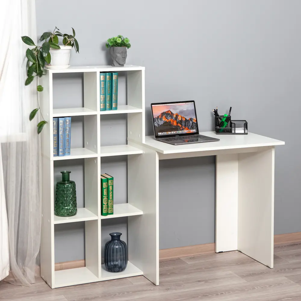 Фото 2 Письменный стол Letta L3560 79x138x55.2 см ЛДСП цвет белый