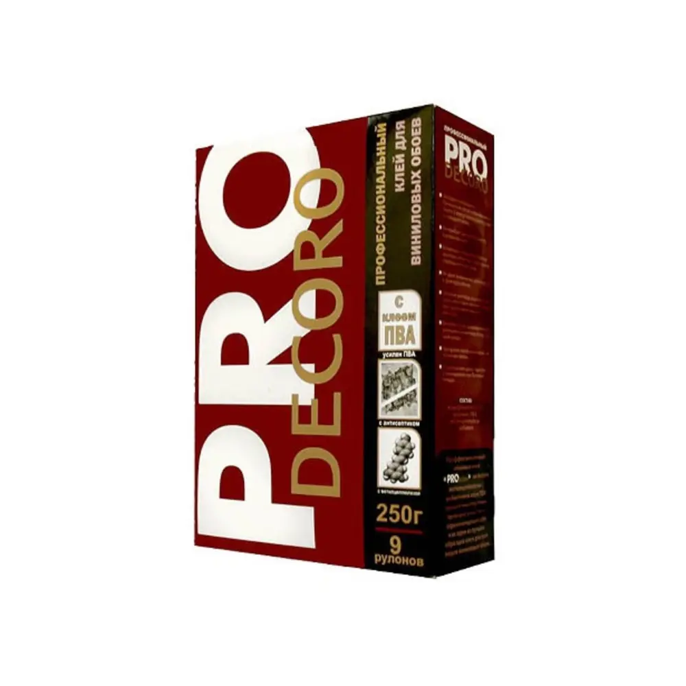 Фото Клей для виниловых обоев Decoro pro 45 м² Фото Клей для виниловых обоев Decoro pro 45 м²