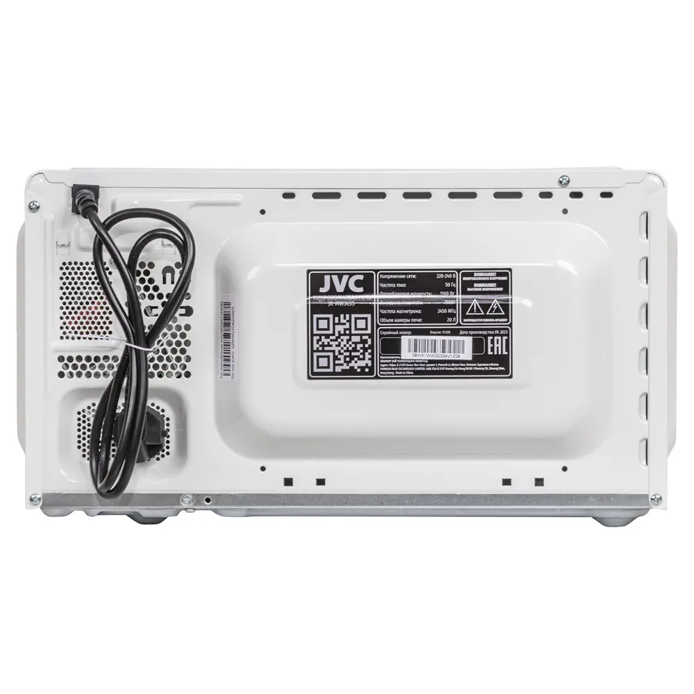 Фото 5 Отдельностоящая микроволновая печь Jvc JK-MW365S 20 л 44.6x24.3x32.2 см цвет белый Фото 5 Отдельностоящая микроволновая печь Jvc JK-MW365S 20 л 44.6x24.3x32.2 см цвет белый