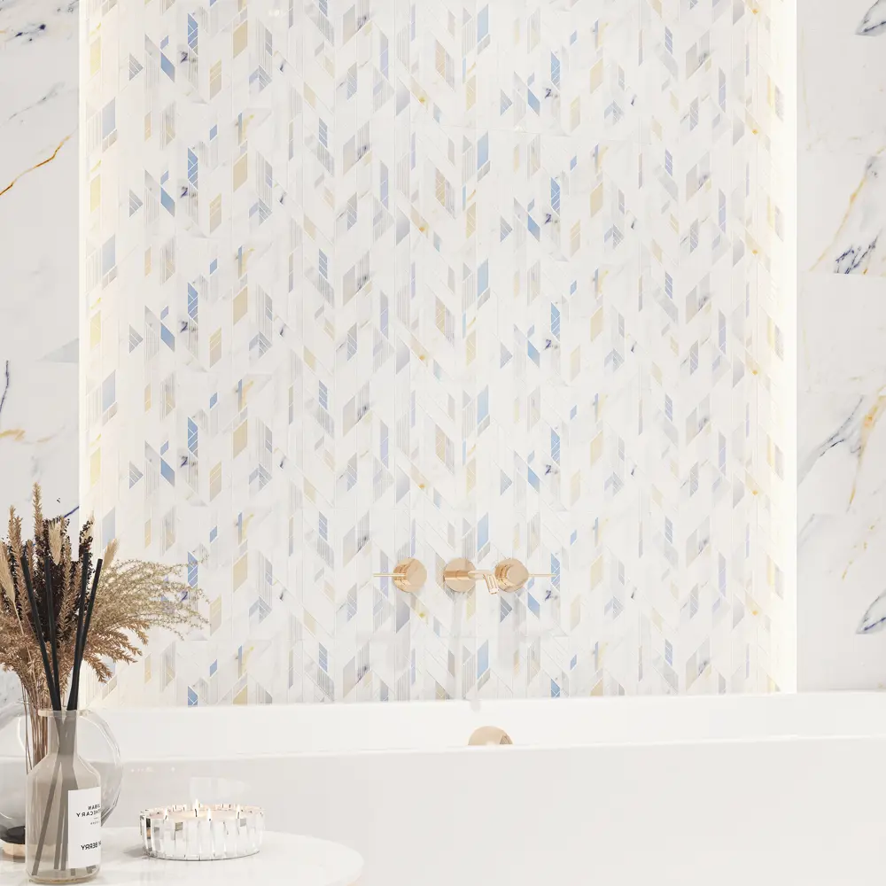 Фото 2 Керамическая плитка Eletto ceramica Calacatta fantazy 589132002 глянцевый 24.2x70см Фото 2 Керамическая плитка Eletto ceramica Calacatta fantazy 589132002 глянцевый 24.2x70см