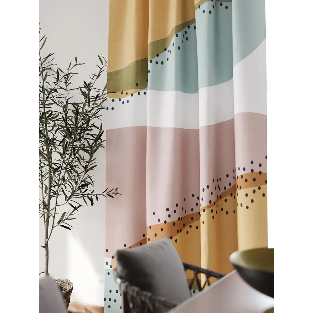 Фото 3 Штора блэкаут на шторной ленте Comfy Way Флонтос - 197 CW594197-260, 260x150 см, цвет разноцветный Фото 3 Штора блэкаут на шторной ленте Comfy Way Флонтос - 197 CW594197-260, 260x150 см, цвет разноцветный